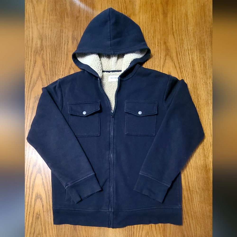 Sonoma Kids Black Hooded Jacket
